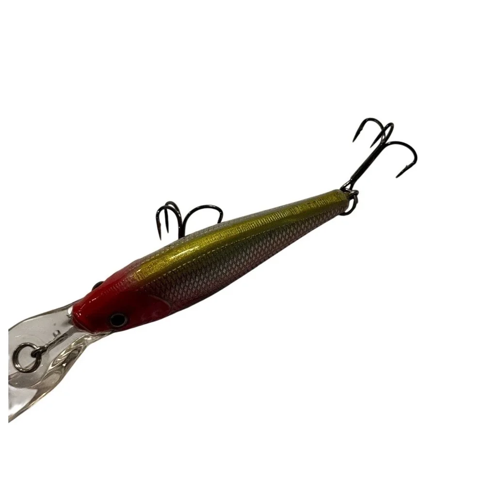 Berkley Frenzy FSH7-M Deep Diving Minnow Lure Red Head Silver Holographic 2.75in